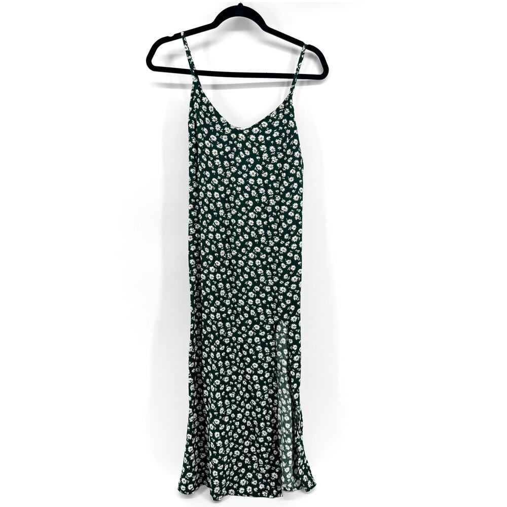 Reformation Crimini Slip Midi Dress Size 2 NWT $148 Green Ditsy Floral Summer - Picture 2 of 10